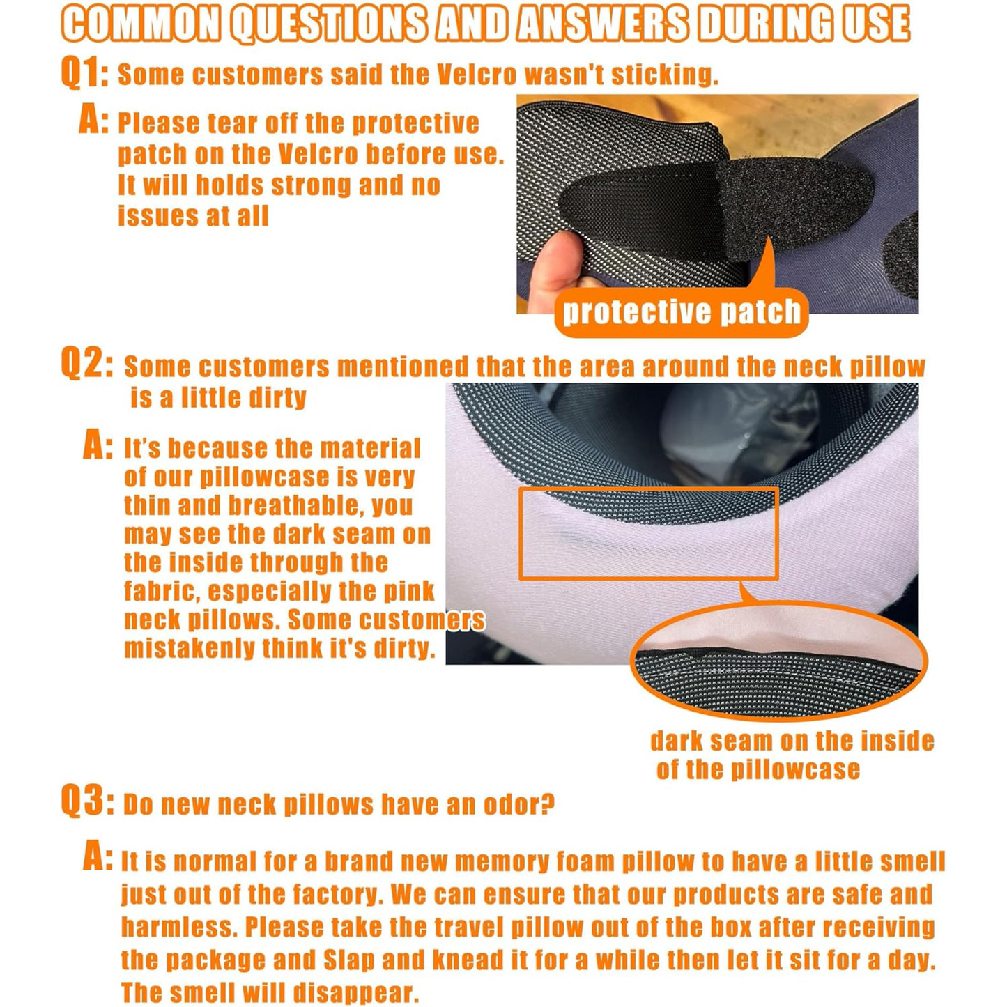 Zhue Neck Pillow Memory Foam Airplane Travel Comfortable Washable Cover Plane Neck Support Pillow For Neck Sleeping