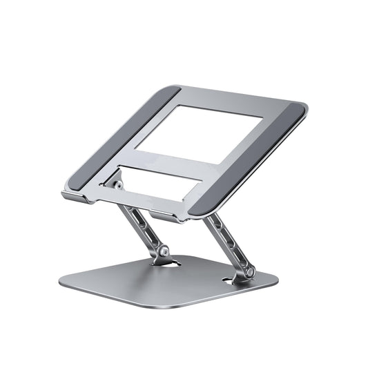 Adjustable And Foldable Laptop Stand With a Sturdy And Durable Base. Multi-Angle Adjustable Ergonomic Laptop Riser, Compatible With MacBook Air Pro, Laptops, And All 10-15.6 inch Laptops.