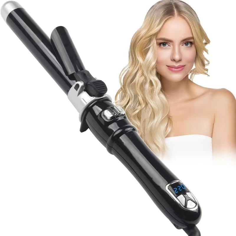 IDFINE Ceramic 1-Inch Curling Iron, 1-inch barrel produces classic curls-for use on short, medium, and long hair