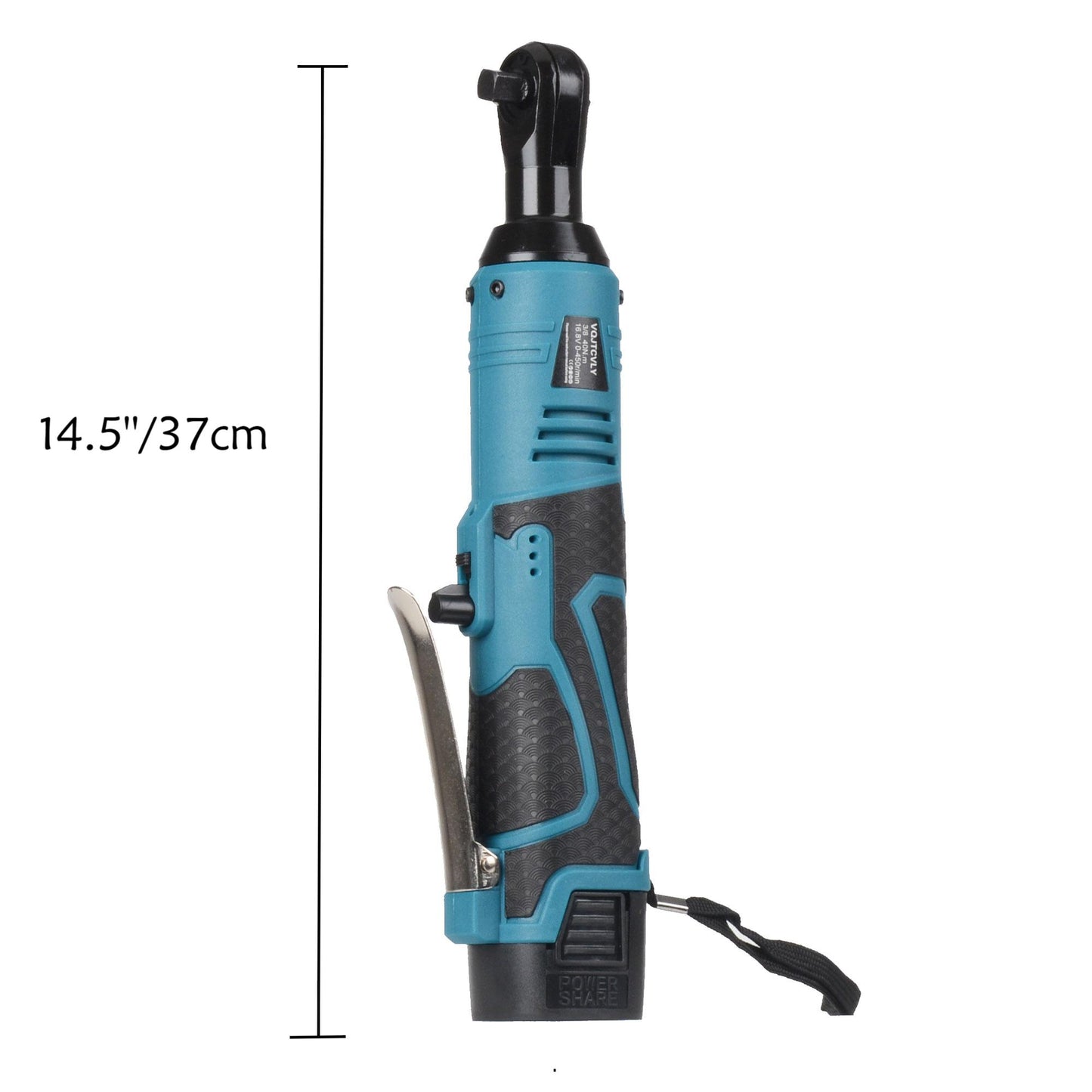 Euur Cordless Electric Ratchet Wrench Set, 3/8" 16.8V Power Ratchet Tool Kit With 2 Packs 2000mAh Lithium-Ion Battery And Charger