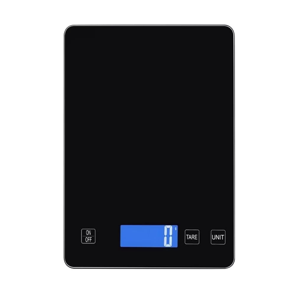 This high-precision weighing scale (0.1 lb) has been manufactured by our factory since 2001. It features an LED digital display, a foot pedal, and comes with 3 AAA batteries. The maximum weighing cap