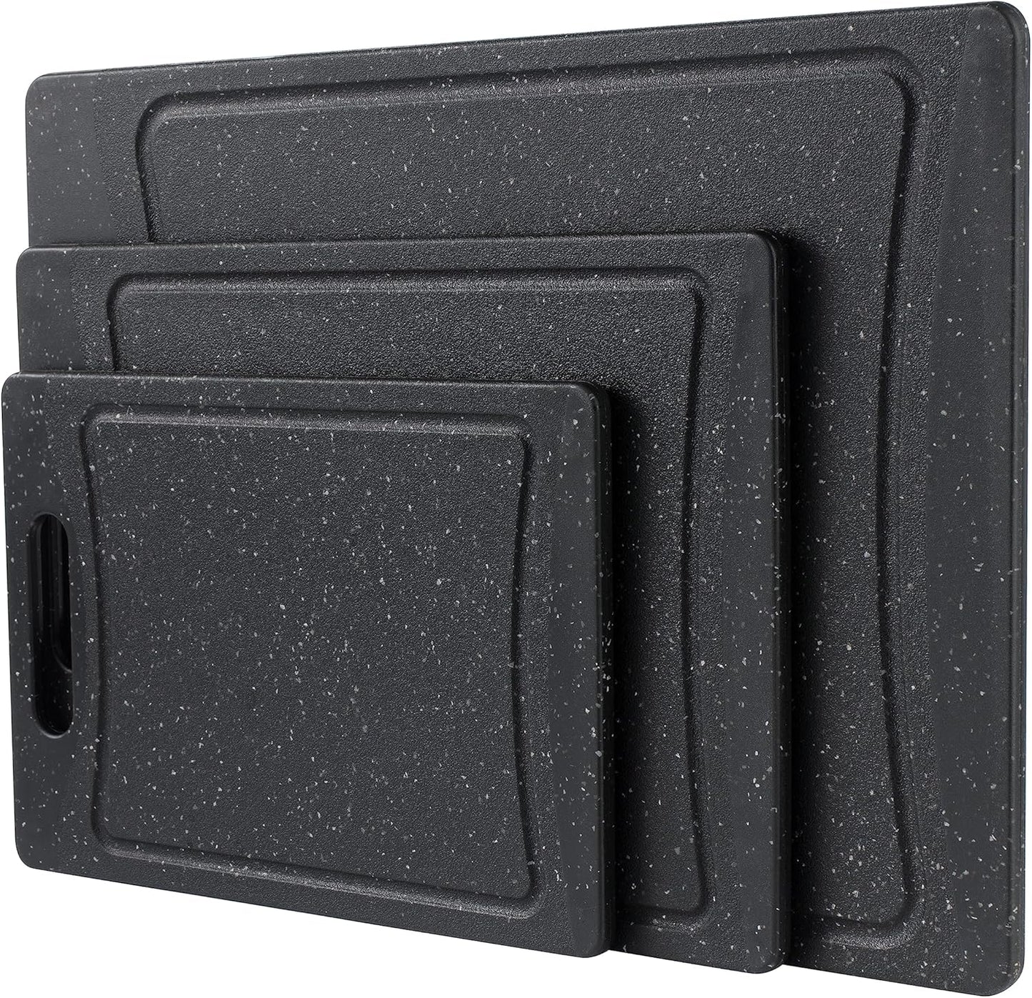 Plastic Cutting Boards for Kitchen Prep and Serving - Plastic Cutting Board Sets - Deli and Meat Cutting Boards - Kitchen Gadget Gifts