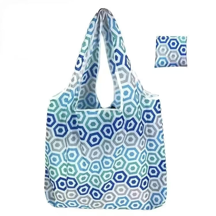 EHIW Reusable Grocery Bags, 10 Pack 50Lbs Foldable Fashion Washable Shopping Bags, Large Boho Tote Bags For Groceries, Bulk Market Cloth Storage Bags, Random