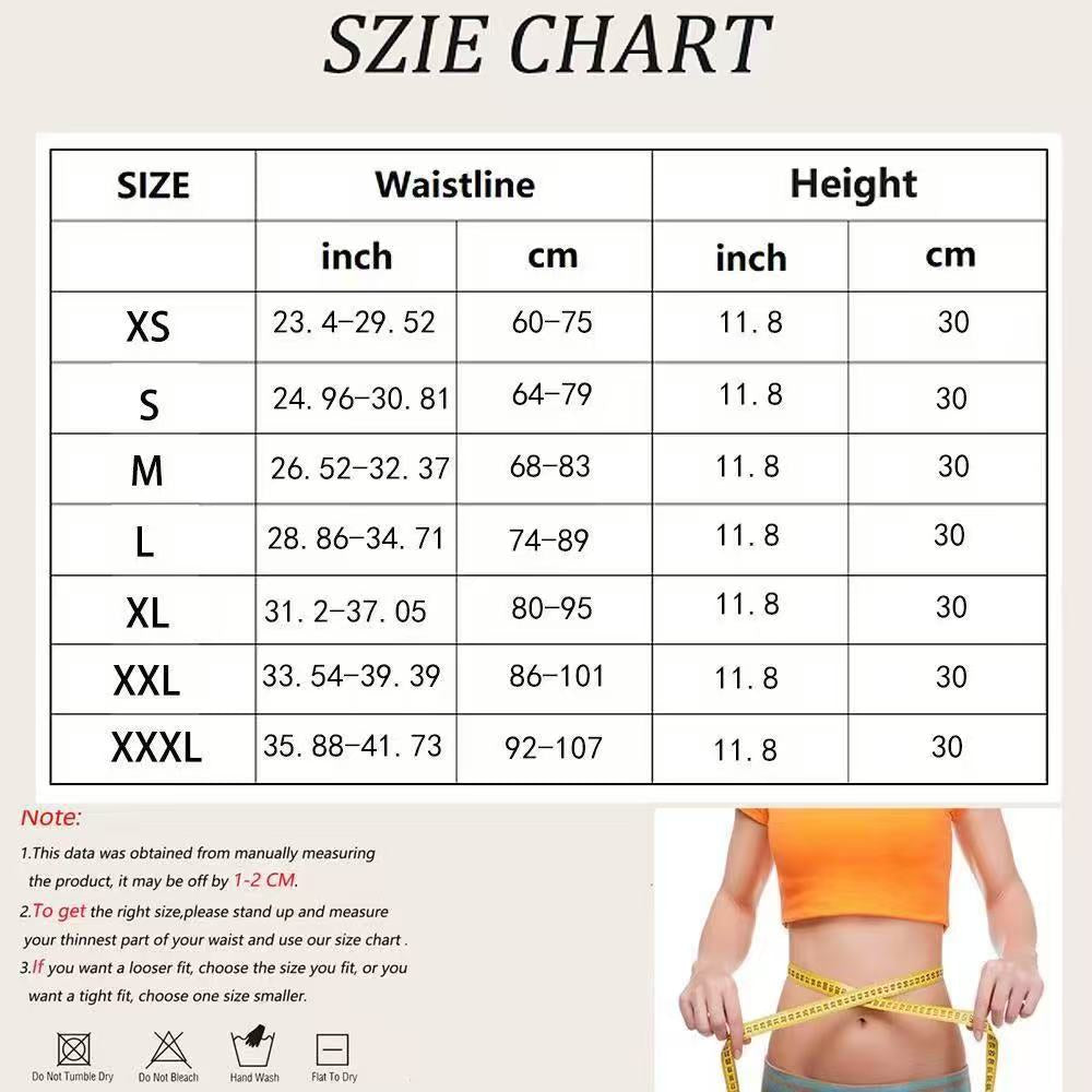 EHIW Waist Trainer for Women Latex Underbust Waist Cincher Corset Sport Girdle Hourglass Body Shaper , 3XL
