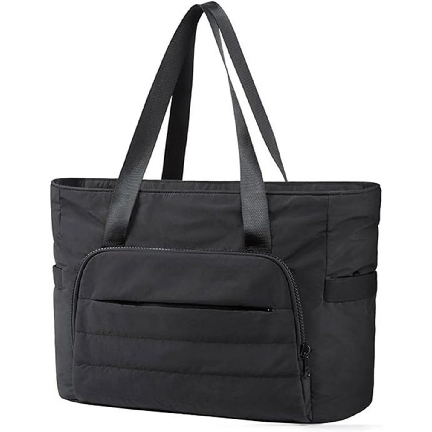 Tote Bag for Women, Lightweight Large Tote Bag with Yoga Mat Strap, Quilted Shoulder Bag Handbag for Travel Work Gym