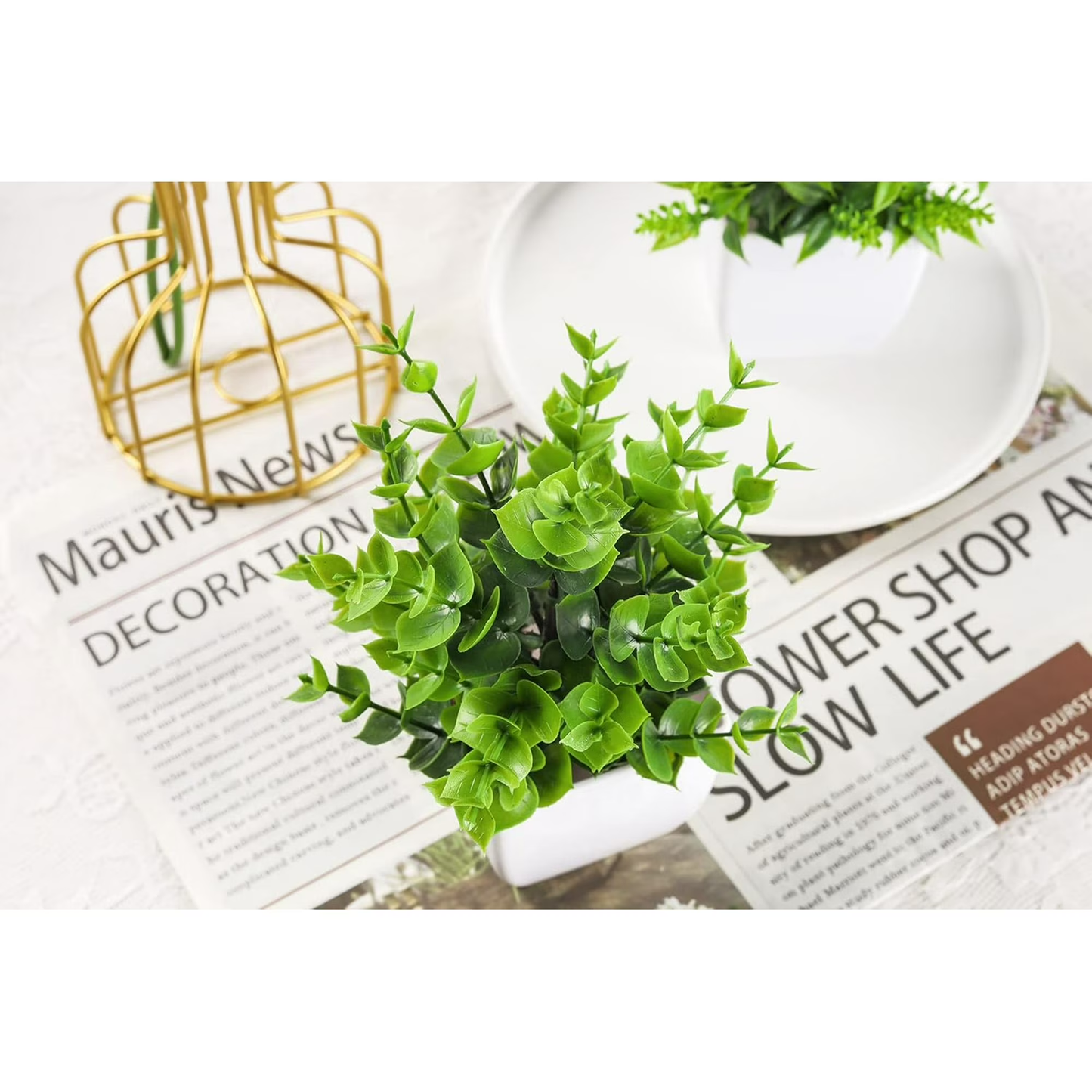 Fake Plants 4 Packs bathroom decor Artificial Plants Small Faux Plants home decorfaux plants indoor Bathroom Accessories for Halloween Bathroom Home Kitchen Coffee Table Office Desk Decor In