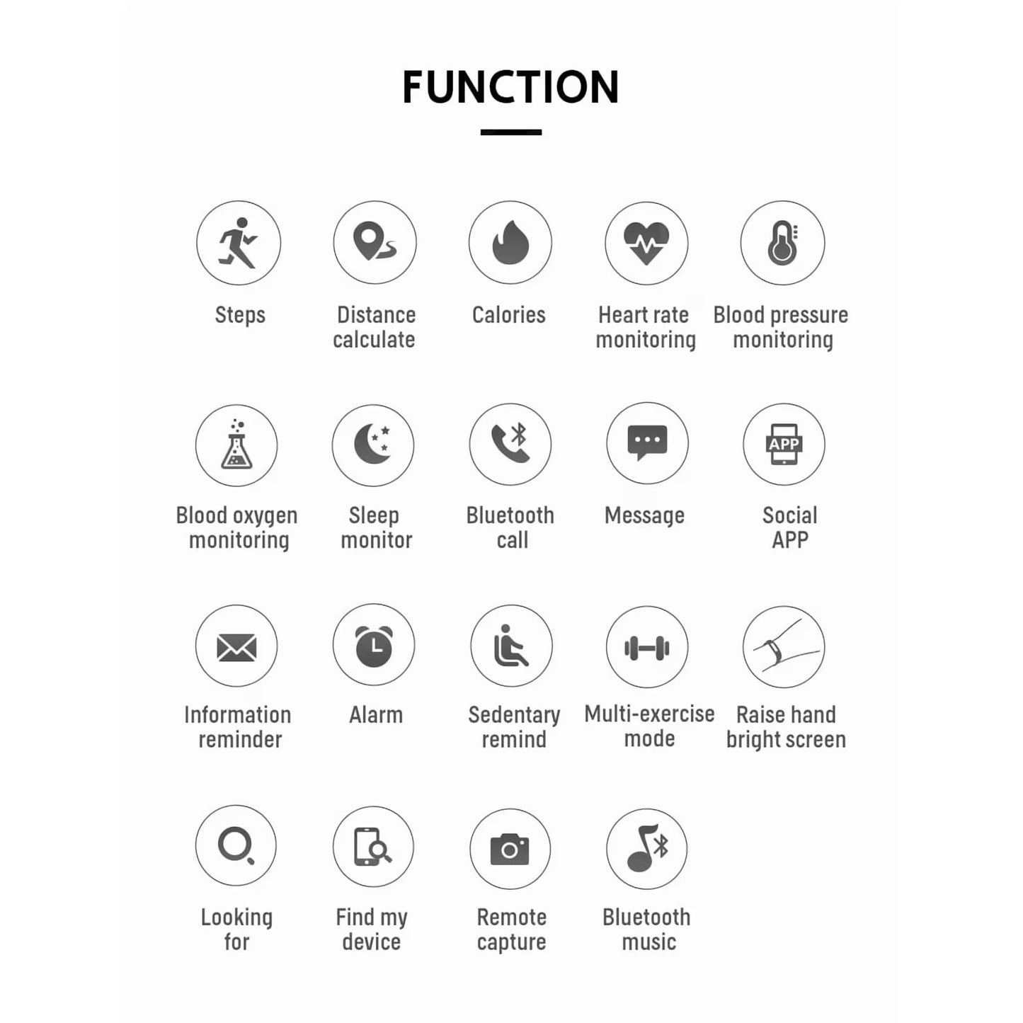 The Avoben smart fitness watch features a heart rate monitor, a 1.85-inch touchscreen, an activity tracker, a weather display, and a pedometer. It's a unisex smartwatch (silver).