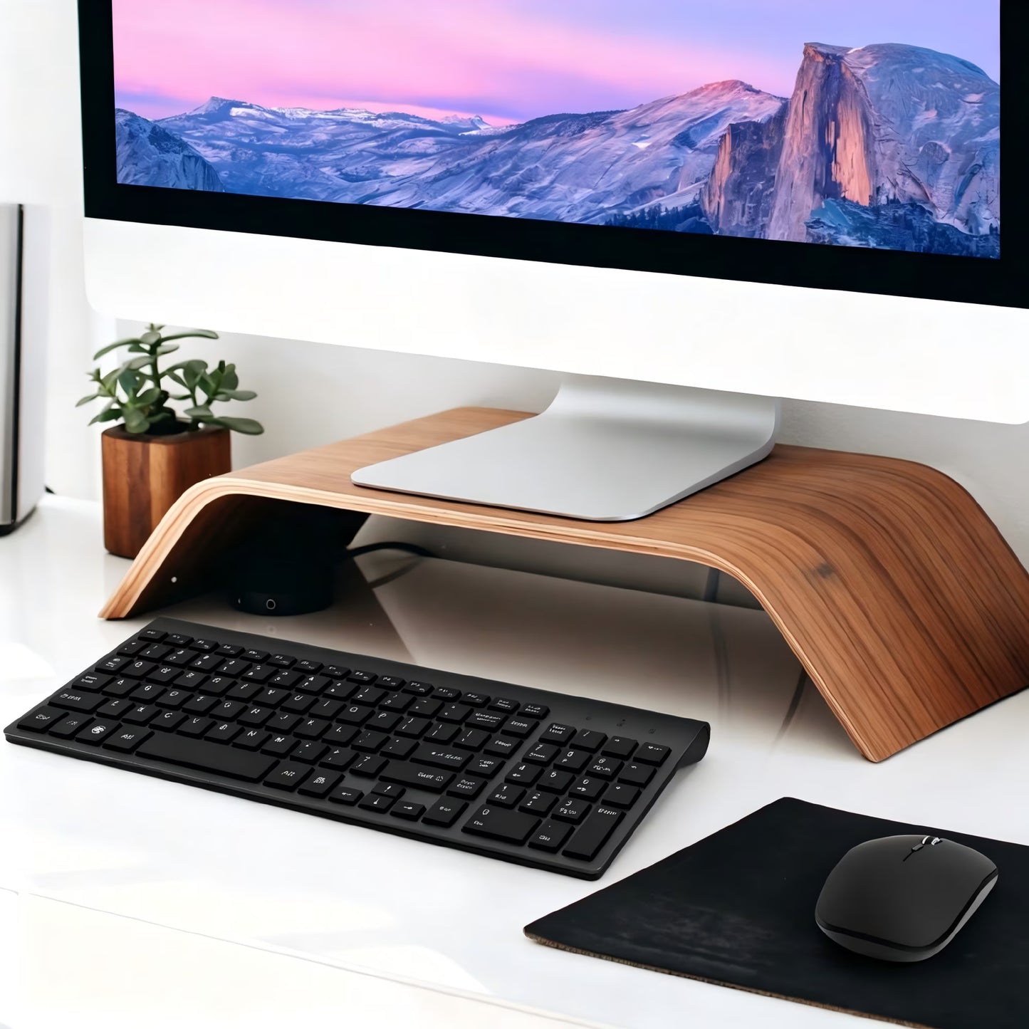 Avoben Wireless Keyboard and Mouse Combo for Windows, 2.4 GHz Wireless Unifying USB Receiver, 15 FN Keys, Long Battery Life, Compatible with PC, Laptop
