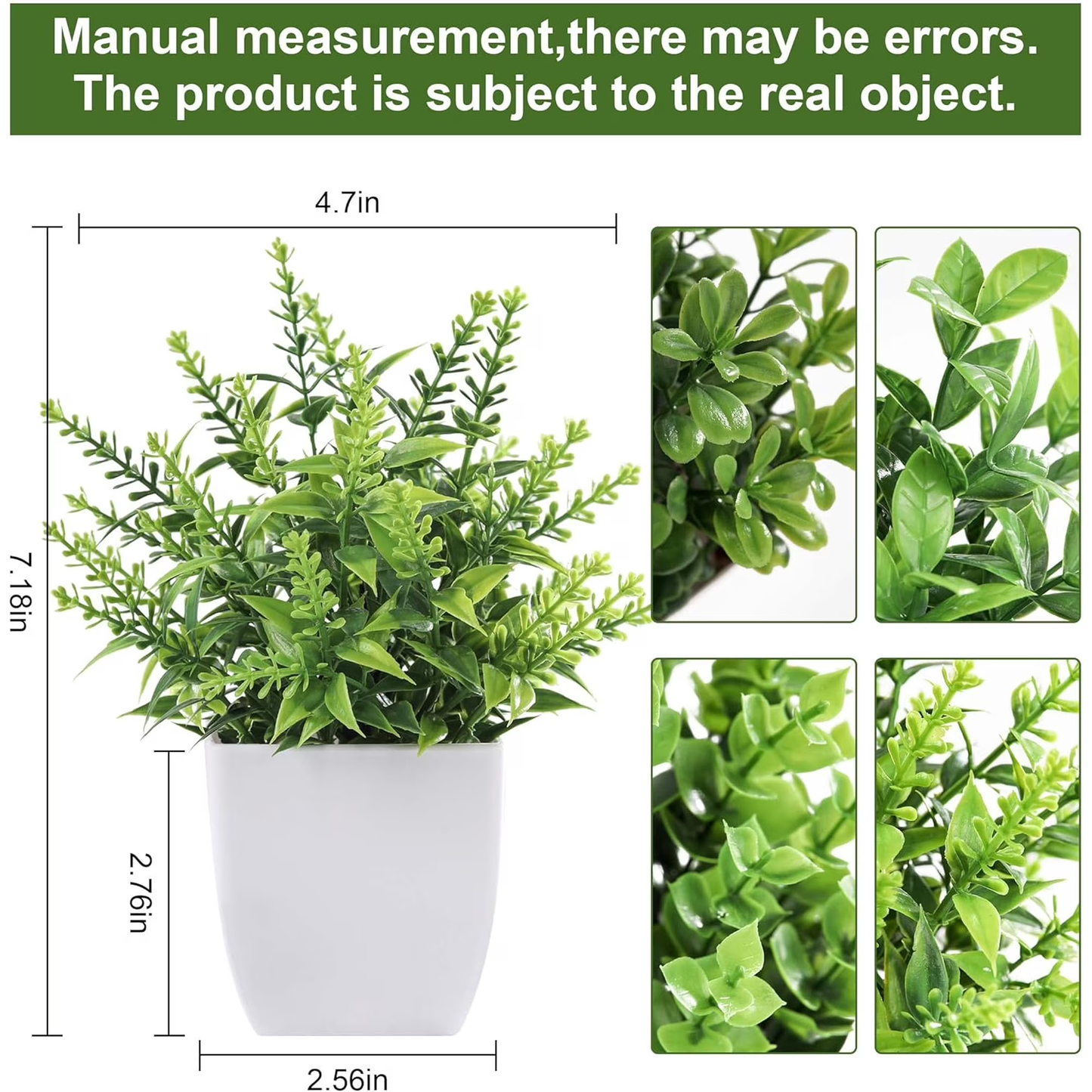 Fake Plants 4 Packs bathroom decor Artificial Plants Small Faux Plants home decorfaux plants indoor Bathroom Accessories for Halloween Bathroom Home Kitchen Coffee Table Office Desk Decor In