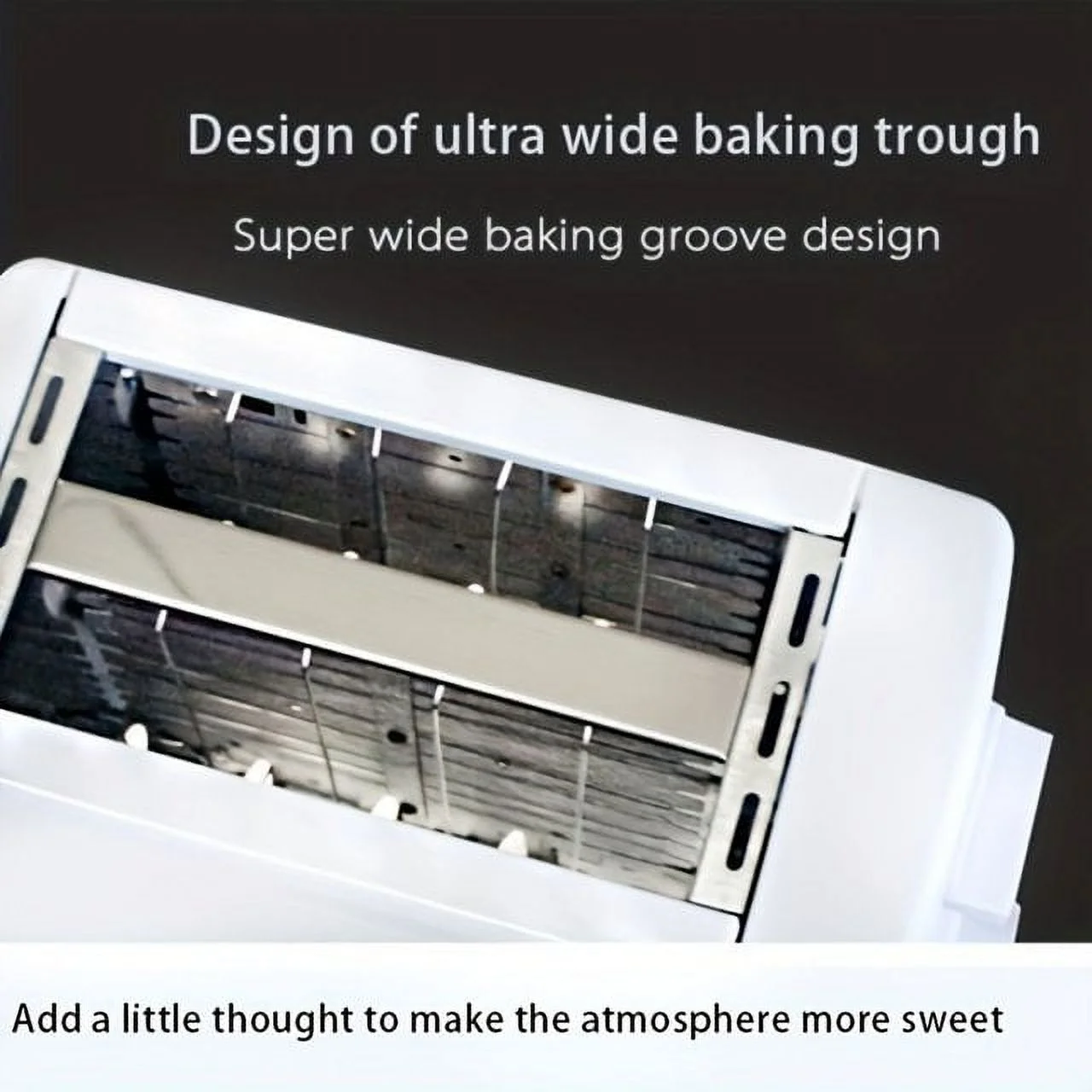 Toaster 2 Slice with Auto Shut Off & Reheat Function - 6 Browning Settings, Countertop Kitchen Essentials for Bagel Muffins Toast Pastry Waffles Grain Sweet Bread, 750W - White