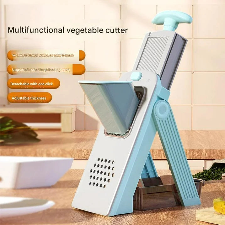 Safe Mandoline Slicer Plus, Biger Size, Adjustable Vegetable Food Chopper Potato Fries Cutter, Detachable Blade, Kitchen Chopping Artifact, Gift