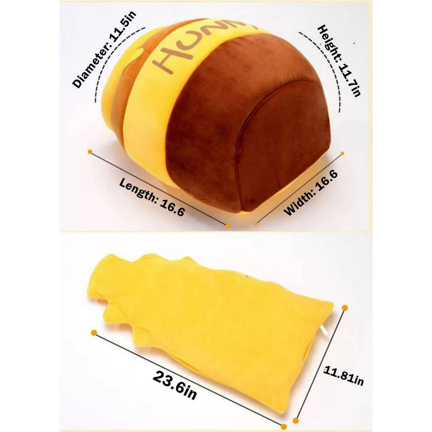 Cat Bed Honey Pot Cat Bed for Indoor - Comfortable Memory Foam Pet Furniture with Cat House Tent - with Removable Washable Cushioned Pillow, Cute Soft Self Warming Kitten beds for Breeds