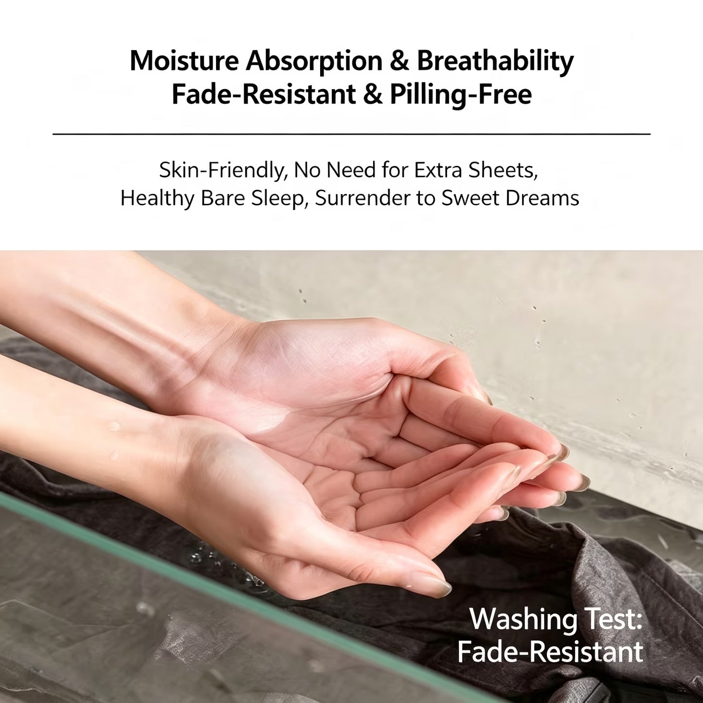 Waterproof Mattress Protector Pad Queen Machine Washable, Breathable Mattress Topper with Deep Pockets, All-Season Use, Hotel Quality (Queen, Grey)