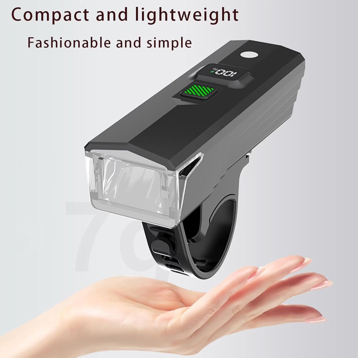 Mikhai Bike Lights, High Lumens Super Bright Bike Light, USB Rechargeable Bike Headlight & Taillight Set, Waterproof Safety Bike Front & Rearlight for Road, Mountain, Night Riding.