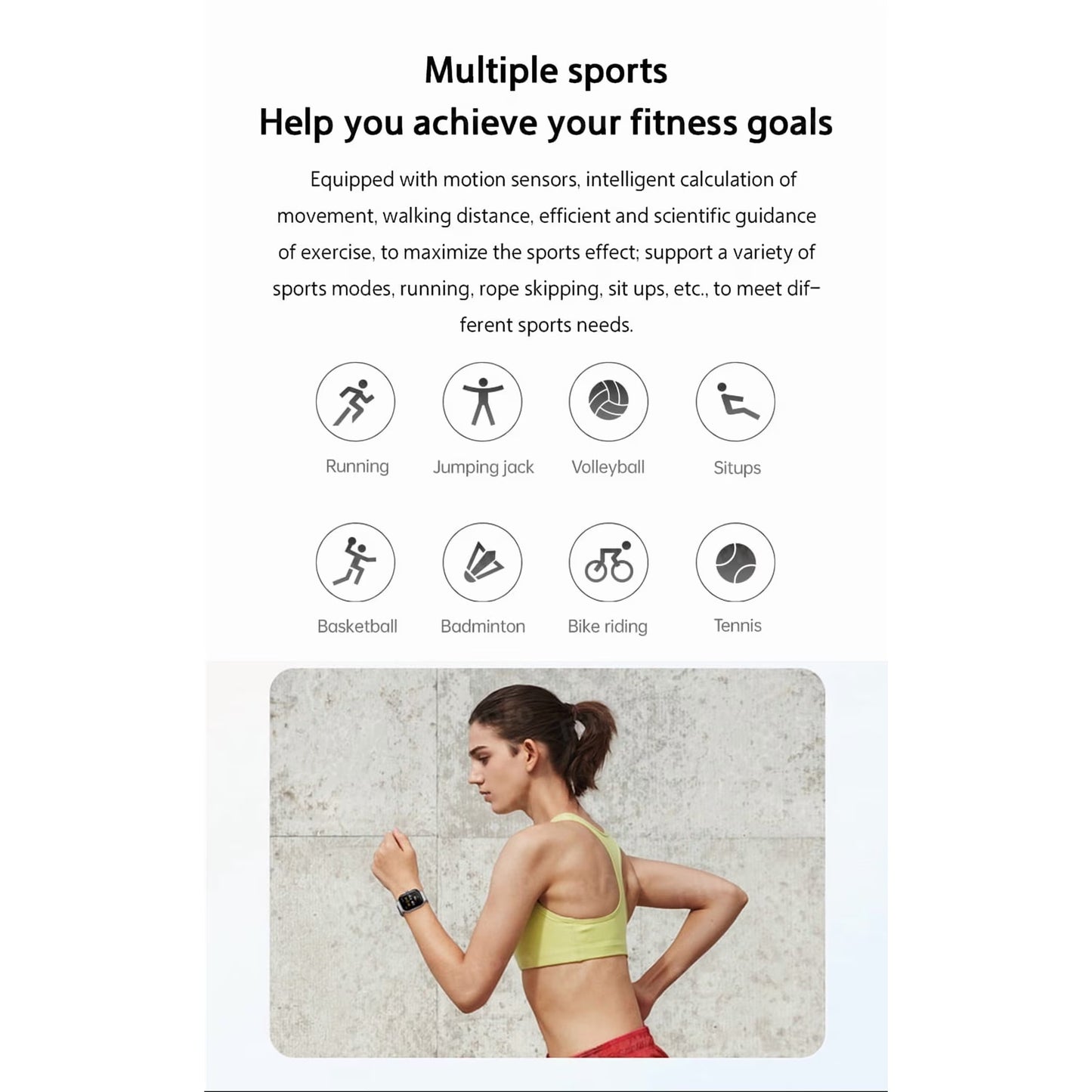 The Avoben smart fitness watch features a heart rate monitor, a 1.85-inch touchscreen, an activity tracker, a weather display, and a pedometer. It's a unisex smartwatch (silver).