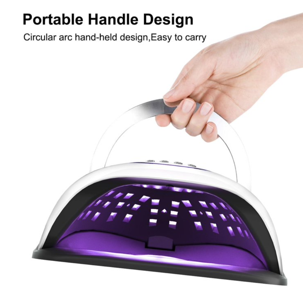 UV LED Nail Lamp, Gel Light for Nail Polish UV Dryer with 3 Timers White
