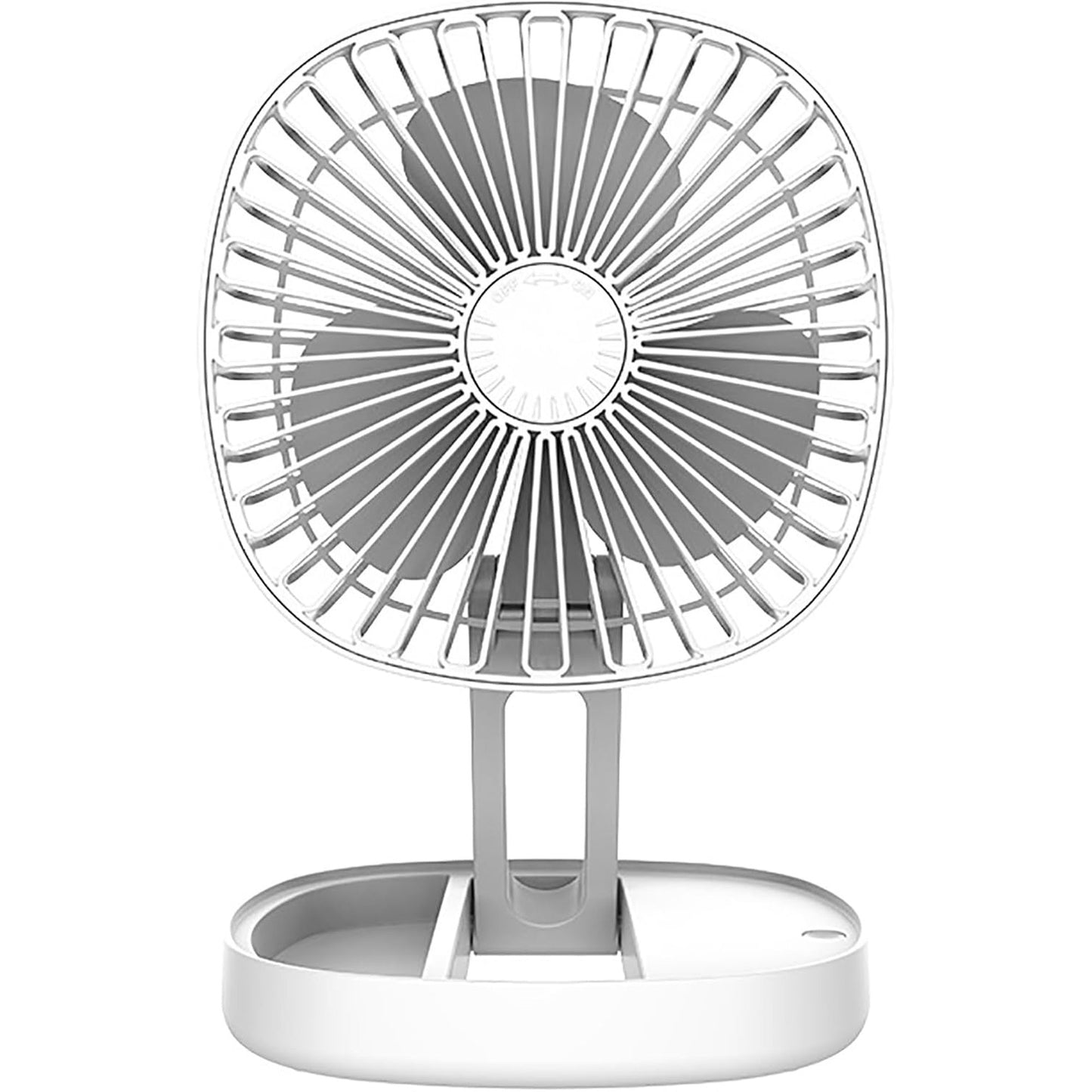 Avoben Portable fan, Thin Handheld Fan, USB Rechargeable Mini Fan, Battery Powered Small Foldable Pocket for Travel, Summer, Gifts for Women, White.
