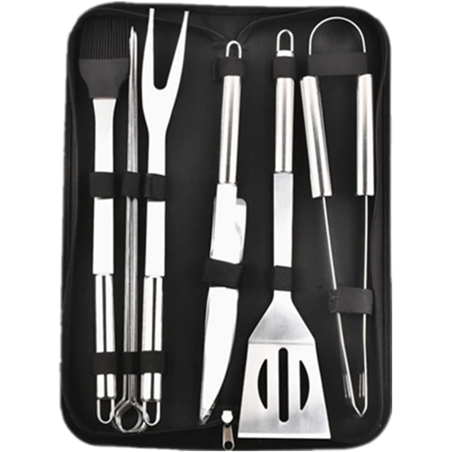 Mikhai BBQ Utensil Set Stainless Steel Professional Barbecue Accessories Grill Tool with Bag Easy to Carry