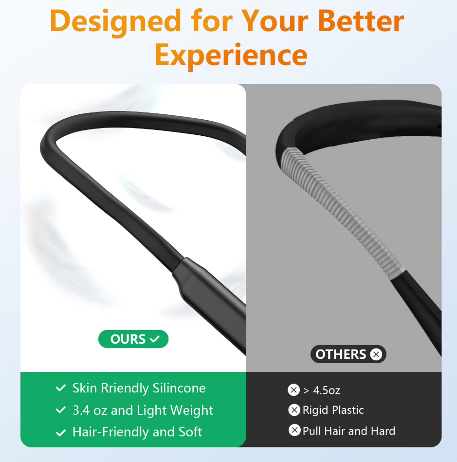 Reading light for books in bed Book Light 3-Color Bendable Neck Light, 80-hr Lasting Rechargeable book accessories for reading lovers, Perfect in Bed, Knitting, Repairing, Book Lovers Gifts