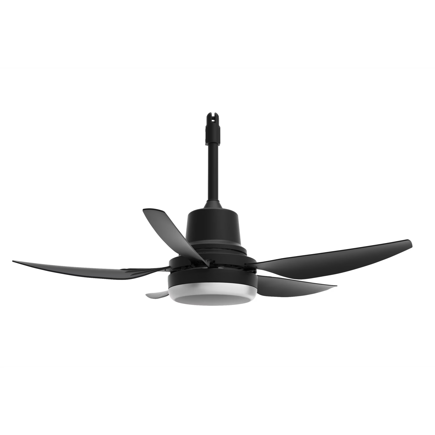 Mikhai Ceiling Fans with Lights, 63 inch Low Profile Ceiling fan with Light and Remote Control, Flush Mount, Reversible, CCT, Dimmable, Noiseless, Black Ceiling Fan for Bedroom, Indoor/Outdoor Use