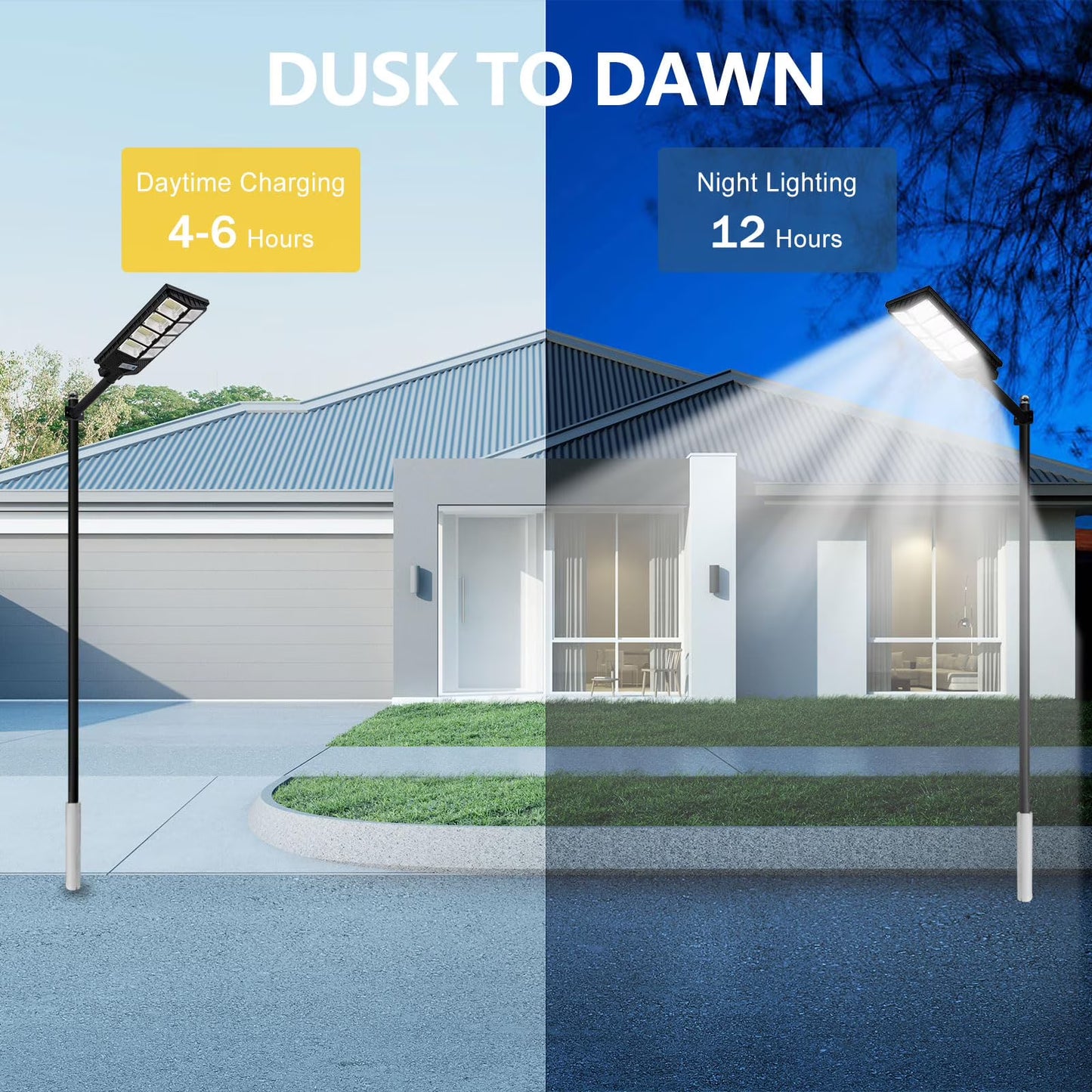 Mikhai Solar Lights Outdoor High Lumens 192 LED Security Lights with Remote Control,1Heads Motion Sensor Lights, IP65 Waterproof, Solar Lights Outdoor Waterproof