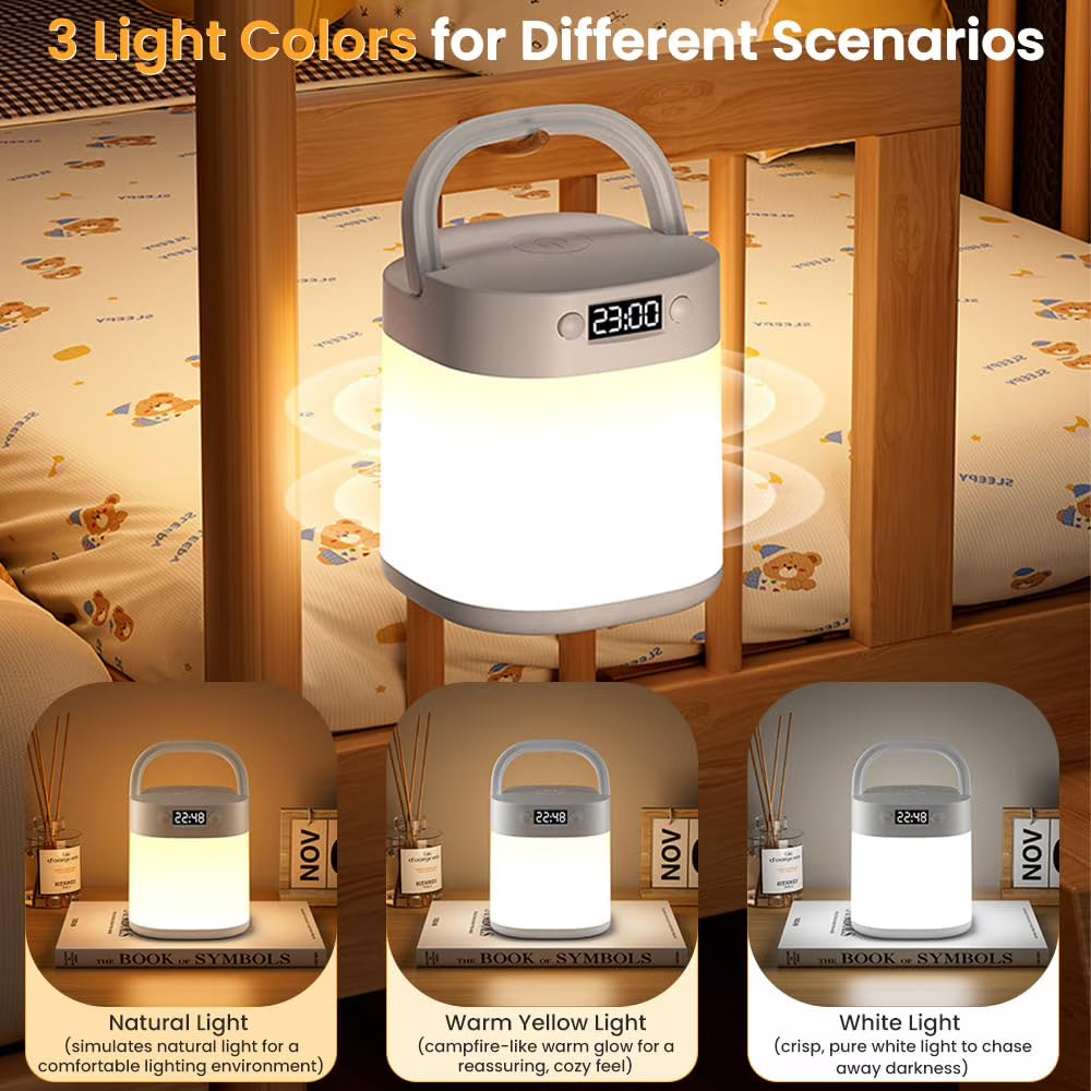 Capino Night Lights Plug into Wall, 2W Plug in Night Light, Dusk to Dawn, Bright Nightlight Auto-On/Off, for Adults Kids Room Bedroom Bathroom Hallway Kitchen, Non-Dim