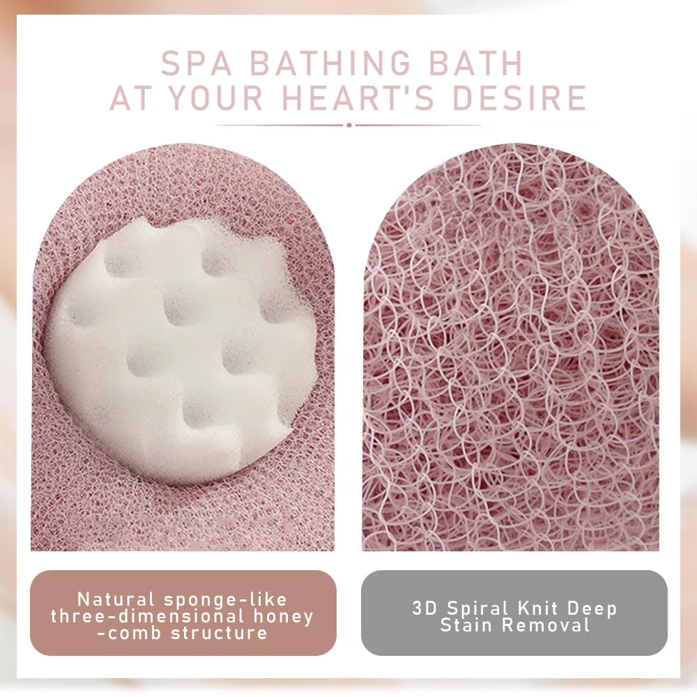 Super Soft Sunflower Suction Cup Bath Ball, 2-in-1 Shower Scrubber Sponge for Body, Upgraded Sponge Mesh Pouf Bath Ball, Magic Exfoliating Bath Sponge Shower Ball for Women Men Shower